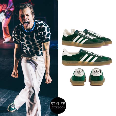 gucci adidas gazelle harry styles|gucci custom gazelle.